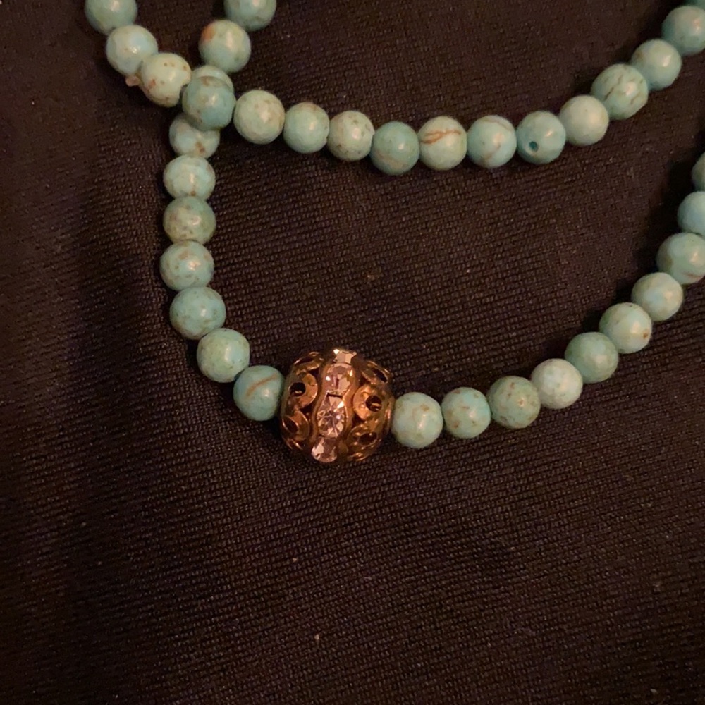 One necklace, 3 bracelets